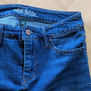 Denim Mini Skirt - size 4 - wild fable